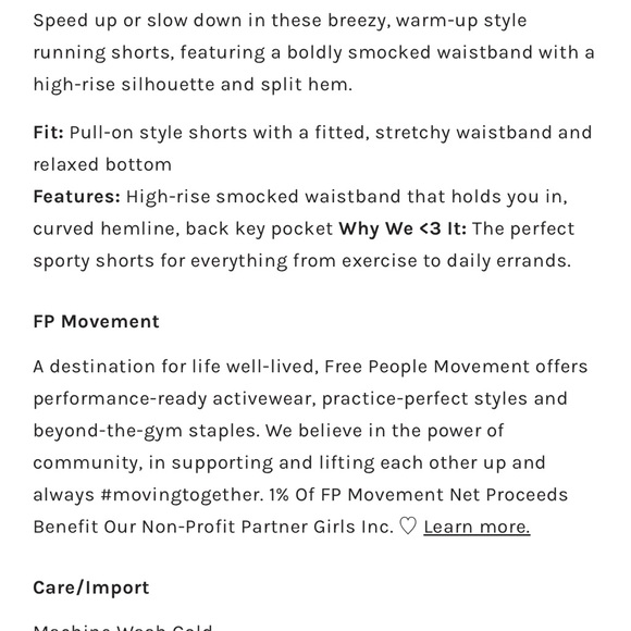 Free People Movement The Way Home Shorts in Bronze - Picture 5 of 5